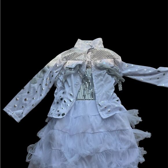 Sparkling White Kids Costume - Picture 2 of 7